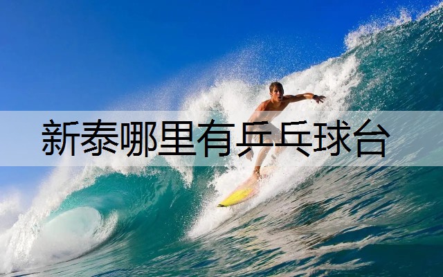 新泰哪里有乒乓球台